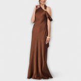 Azura - Chic Maxi Haljina u Satenu