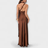 Azura - Chic Maxi Haljina u Satenu