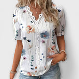 Emily - Modna bluza s V-izrezom