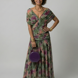 Calen | Off Shoulder Flow Midi Dress