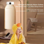 Mini Portable Dryer Foldable Electric Dryer Intelligent Timed Fast Drying Household Cabinet with Drying Bag Compact Travel Style