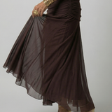 Calen | Off Shoulder Flow Midi Dress