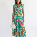 Lila | Elegant Floral Midi