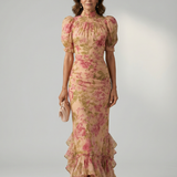 Vianne | Gentle High Neck Maxi Dress