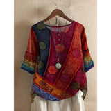 Valerie - Šareni boho-top