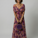 Calen | Off Shoulder Flow Midi Dress