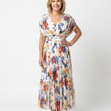 Savannah | Floral Pleated Midi