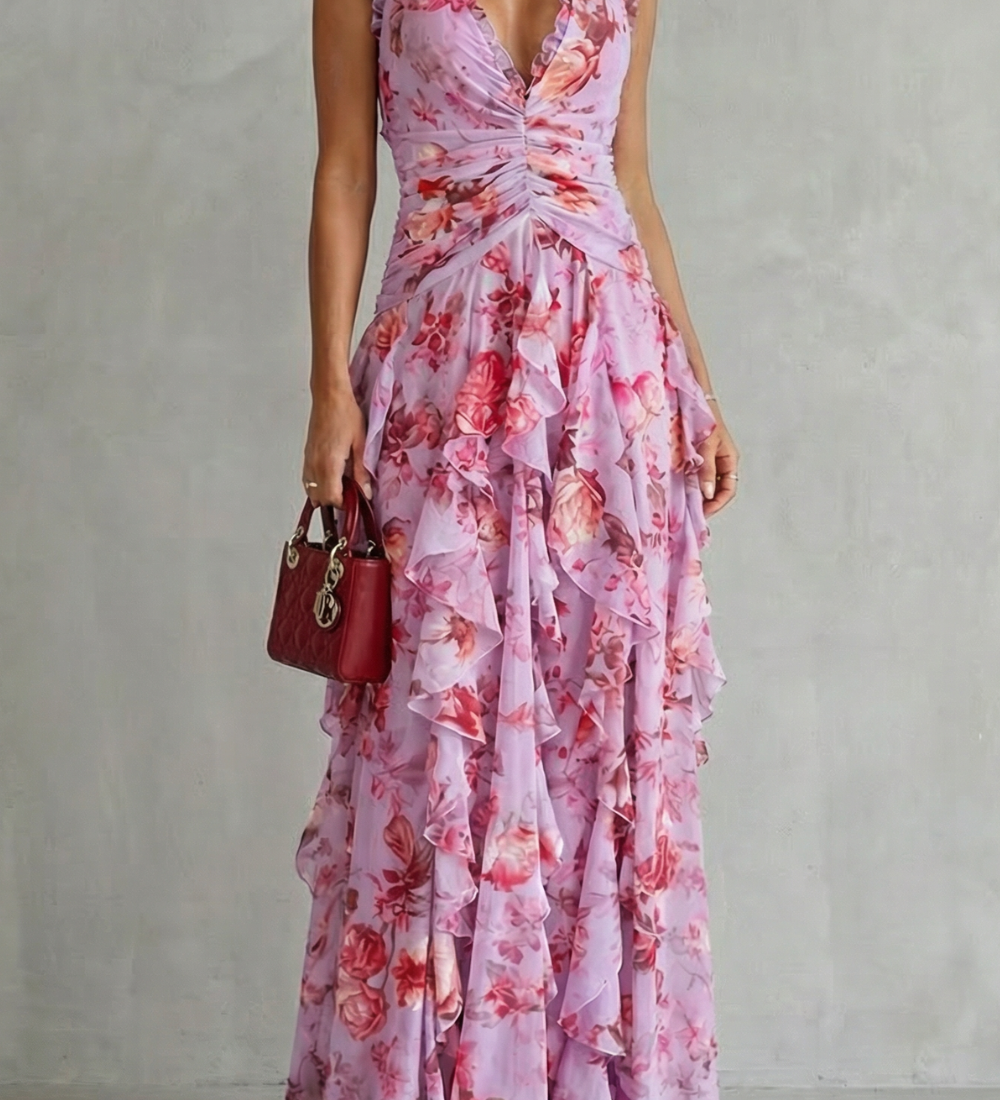 Belladina | Halter Maxi Dress