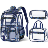 Fimibuke Waterproof Backpack Set – Includes School Bag, Lunch Box & Pencil Case, Lightweight, School Backpack Book Bag for Back-To-School Students,Back to School,Back to School Shopping,Travel Essentials