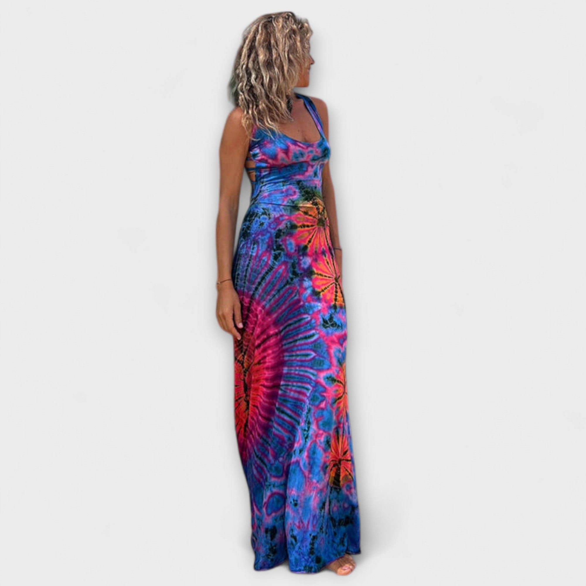 Ronja - La Bamba Tie-Dye Print Maxi Haljina