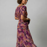 Calen | Off Shoulder Flow Midi Dress