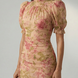 Vianne | Gentle High Neck Maxi Dress