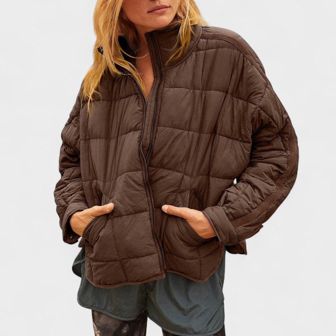 Aurora – Lagana kompaktna zip puffer jakna