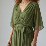 Elric | Light Drape Midi Dress