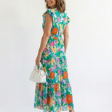 Lila | Elegant Floral Midi