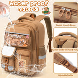 Fimibuke Waterproof Backpack Set – Includes School Bag, Lunch Box & Pencil Case, Lightweight, School Backpack Book Bag for Back-To-School Students,Back to School,Back to School Shopping,Travel Essentials