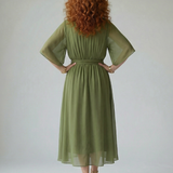 Elric | Light Drape Midi Dress