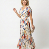 Savannah | Floral Pleated Midi