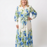 Harper | Button Front Floral Maxi