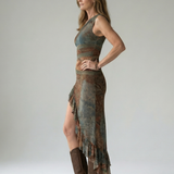Zalia | Quiet Drape MIdi Dress