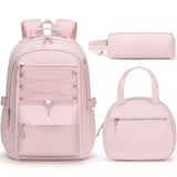 Fimibuke 3PCS Backpack for School,Waterproof Bookbag Set with Lunch Box & Pencil Case,School Bag for Elementary Middle School,Back to School Gift,Birthday'S Gift,Back to School Shopping,Travel Essentials