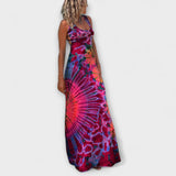 Ronja - La Bamba Tie-Dye Print Maxi Haljina