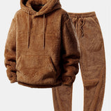 Basic Teddy Hoodie & Teddy Jogger Pants