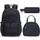 Fimibuke Waterproof Backpack Set – Includes School Bag, Lunch Box & Pencil Case, Lightweight, School Backpack Book Bag for Back-To-School Students,Back to School,Back to School Shopping,Travel Essentials
