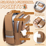 Fimibuke Waterproof Backpack Set – Includes School Bag, Lunch Box & Pencil Case, Lightweight, School Backpack Book Bag for Back-To-School Students,Back to School,Back to School Shopping,Travel Essentials