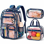 Fimibuke Waterproof Backpack Set – Includes School Bag, Lunch Box & Pencil Case, Lightweight, School Backpack Book Bag for Back-To-School Students,Back to School,Back to School Shopping,Travel Essentials