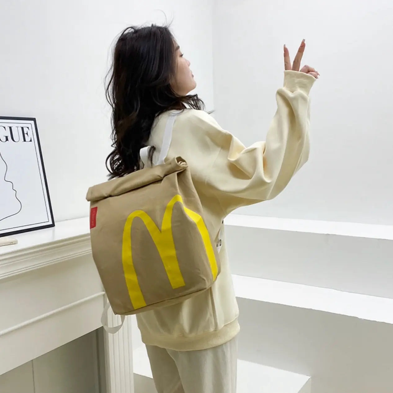 Mcdnald’S Sm Draw String Lunch/School Bag
