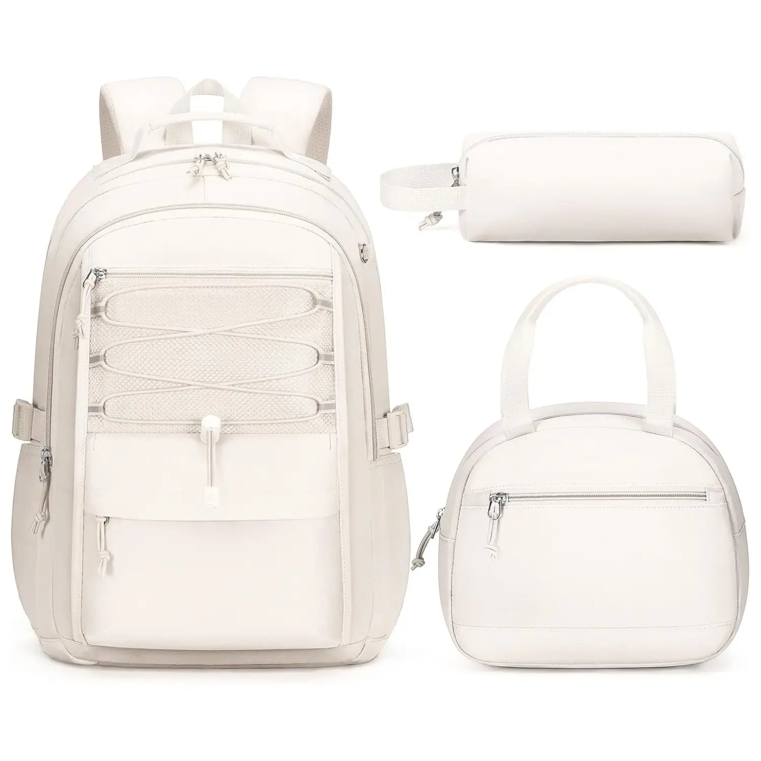 Fimibuke 3PCS Waterproof Backpack for School,Oxford Cloth Bookbag Set with Lunch Box & Pencil Case,School Bag for Elementary Middle High School,Back to School Gift,Birthday'S Gift,Back to School Shopping,Travel Essentials