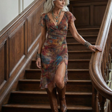 Aeris | Quiet Halter Midi Dress