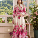 Kennedy | Floral Belted Maxi