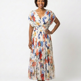 Savannah | Floral Pleated Midi