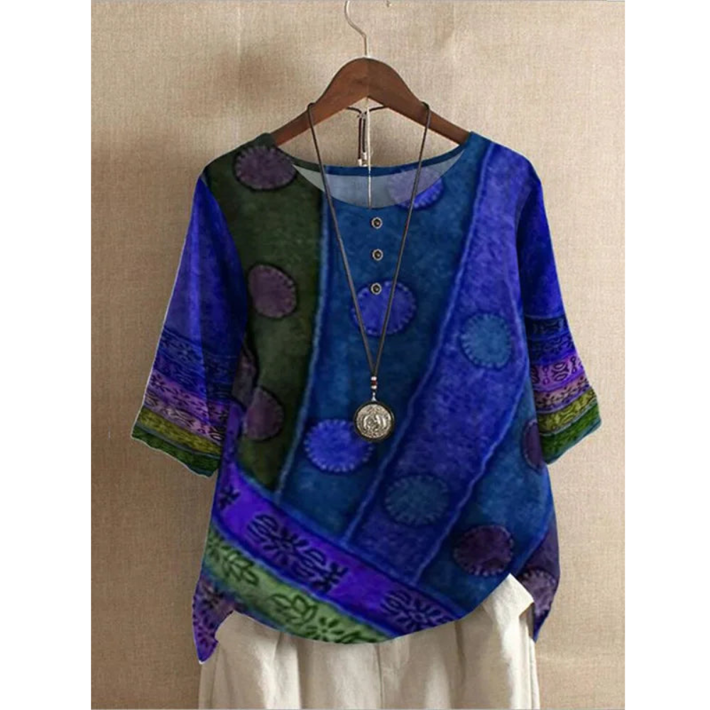 Valerie - Šareni boho-top