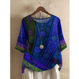 Valerie - Šareni boho-top