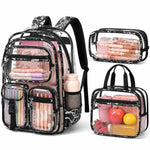Fimibuke 3PCS Waterproof Backpack for School,Oxford Cloth Bookbag Set with Lunch Box & Pencil Case,School Bag for Elementary Middle High School,Back to School Gift,Birthday'S Gift,Back to School Shopping,Travel Essentials