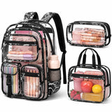Fimibuke 3PCS Waterproof Backpack for School,Oxford Cloth Bookbag Set with Lunch Box & Pencil Case,School Bag for Elementary Middle High School,Back to School Gift,Birthday'S Gift,Back to School Shopping,Travel Essentials