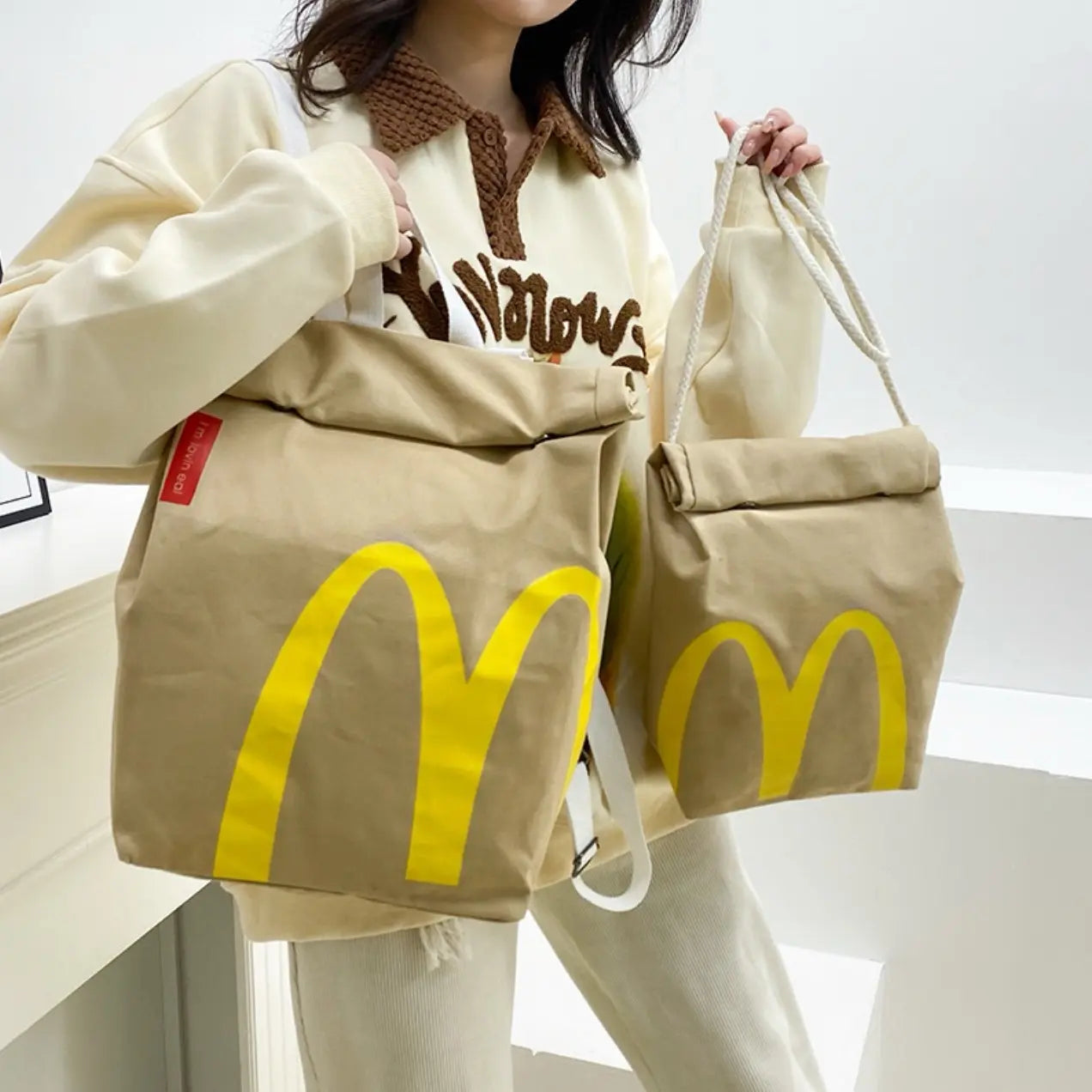 Mcdnald’S Sm Draw String Lunch/School Bag