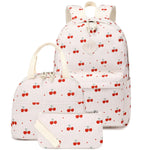 3PCS Waterproof Backpack for School,Oxford Cloth Bookbag Set with Lunch Box & Pencil Case,School Bag for Elementary Middle High School,Back to School Gift,Birthday'S Gift