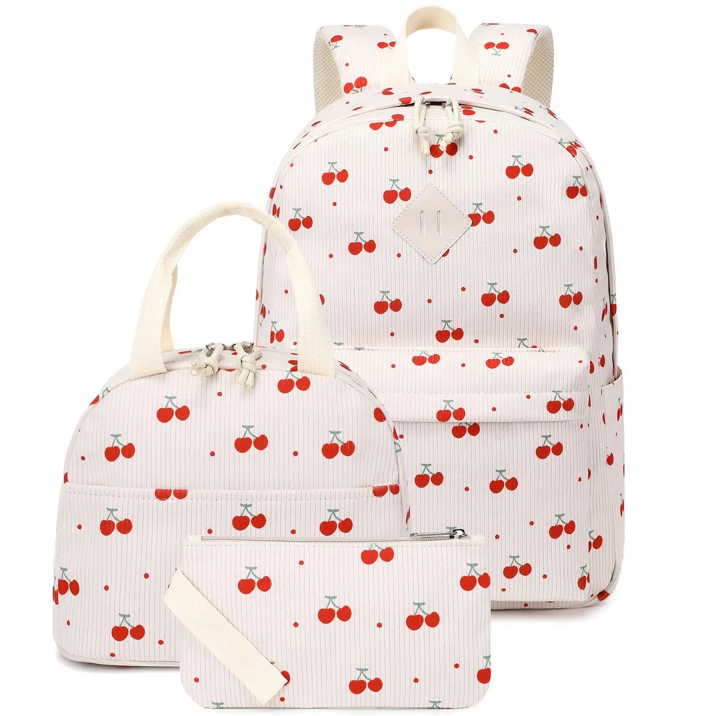 3PCS Waterproof Backpack for School,Oxford Cloth Bookbag Set with Lunch Box & Pencil Case,School Bag for Elementary Middle High School,Back to School Gift,Birthday'S Gift