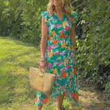 Lila | Elegant Floral Midi