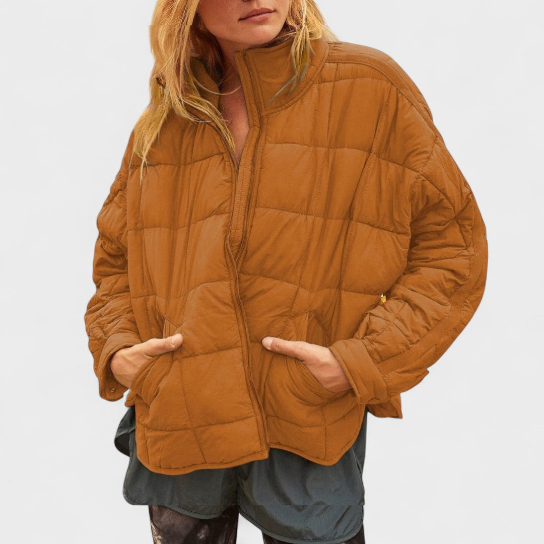 Aurora – Lagana kompaktna zip puffer jakna