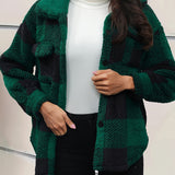 High Elastic Plush Winter Jacket