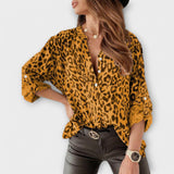 Modna bluza s leopard uzorkom