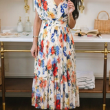 Savannah | Floral Pleated Midi