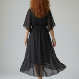 Elric | Light Drape Midi Dress