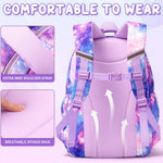 Fimibuke 3PCS Waterproof Backpack for School,Oxford Cloth Bookbag Set with Lunch Box & Pencil Case,School Bag for Elementary Middle High School,Back to School Gift,Birthday'S Gift,Back to School Shopping,Travel Essentials