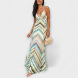Remi - Maxi haljina s šarenim herringbone uzorkom od Missoni